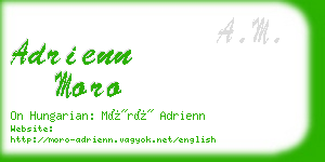 adrienn moro business card